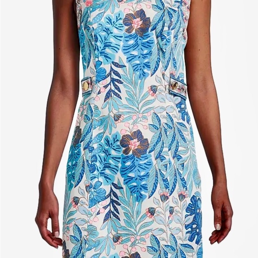 Lilly Pulitzer Juno stretch shift dress 8 - Picture 2 of 6